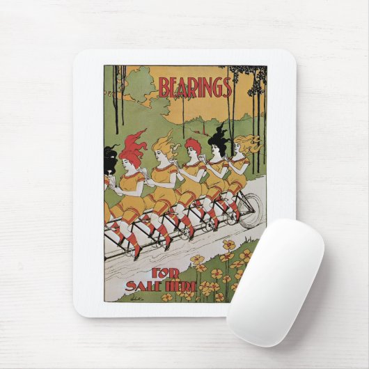 Lager Fahrradposter Mousepad (Mit Mouse)