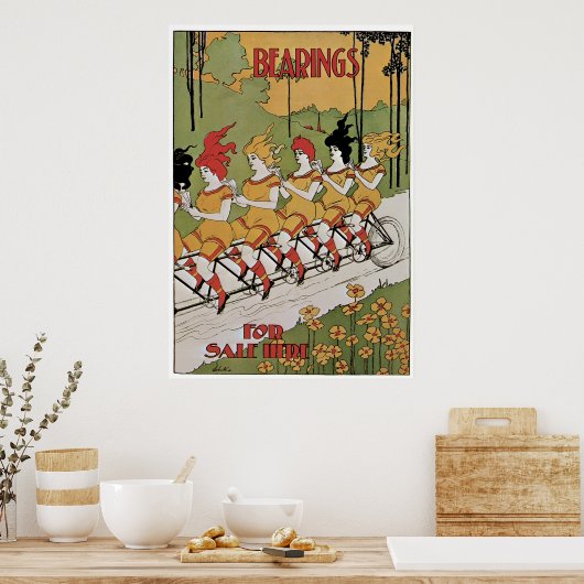 Lager Fahrradposter Poster (Küche)