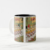 Lager Fahrradposter Zweifarbige Tasse (Vorderseite Links)