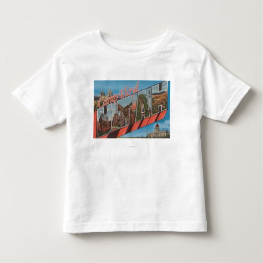 Lager Floyd, Utah - große Buchstabe-Szenen Kleinkind T-shirt (Vorderseite)