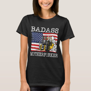 Lager Gabelstapler-Hubstaplergabel T-Shirt