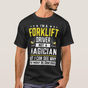 Lager Gabelstapler-Hubstaplergabel T-Shirt