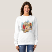 LAGER-GESCHENKE teddybear und Chow-Chowe Sweatshirt (Vorne ganz)