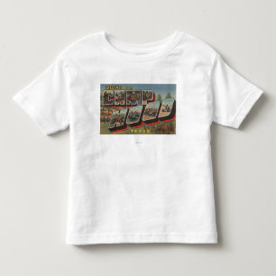 Lager-Haube, Texas - große Buchstabe-Szenen Kleinkind T-shirt