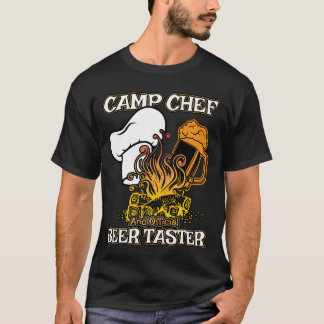 Lager-Kochs-Geschenk für Sommer-Campingplatz-Köche T-Shirt