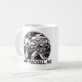 "Lager Mackall" - im Flugzeug Vorsprung Kaffeetasse (Vorderseite Links)