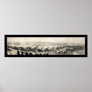 Lager McClellan Alabama Foto 1918 Poster