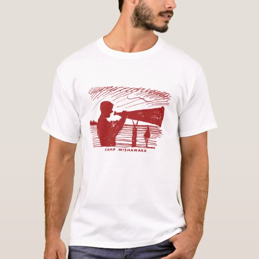 Lager Mishawaka Megaphon T-Shirt (Vorderseite)