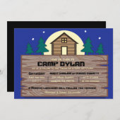 LAGER Schläger Mitzvah Bar Mitzvah Einladung (Vorne/Hinten)