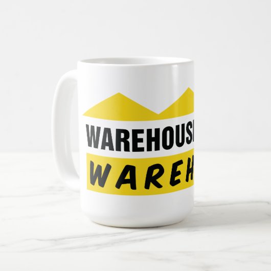 Lager-Versorgungs-Lager-Tasse Kaffeetasse (Vorderseite Links)