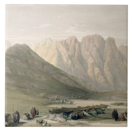 Lager vom Aulad-Besagten, Berg Sinai, Februar Fliese (Vorderseite)