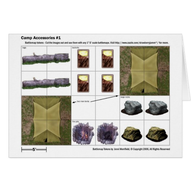 Lager-Zusätze - Scheinkarte (Vorderseite (Horizontal))