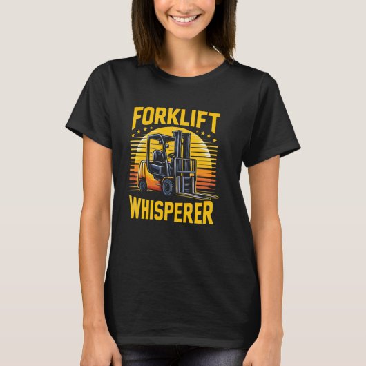 Lagerarbeiter Gabelstapler Whisperer T-Shirt (Vorderseite)
