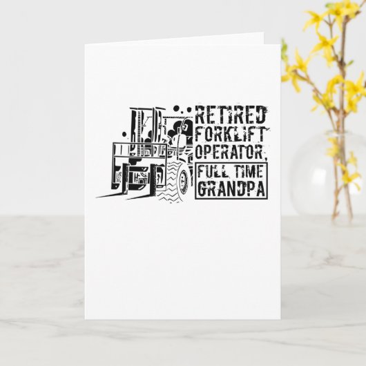 Lagerarbeiter Karte (Gelbe Blume)