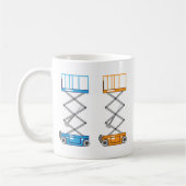 Lageraufzugvektor Kaffeetasse (Links)