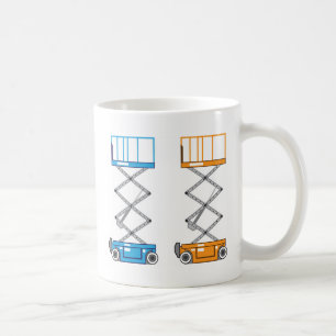 Lageraufzugvektor Kaffeetasse