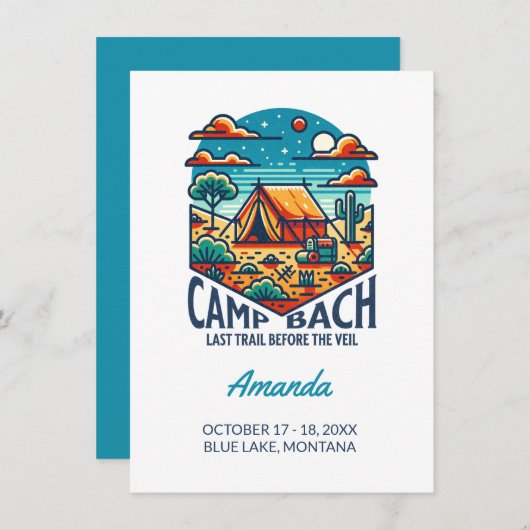 Lagerbach Einladung (Vorne/Hinten)