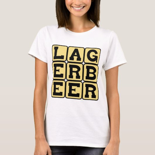 Lagerbier, Art des Ale T-Shirt (Vorderseite)