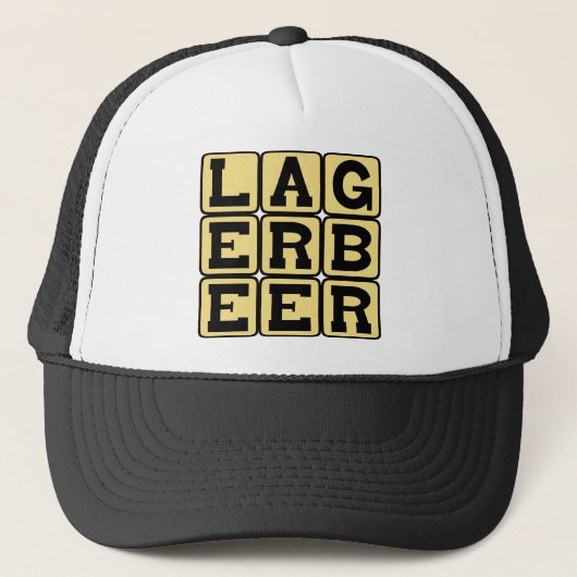 Lagerbier, Art des Ale Truckerkappe (Vorderseite)