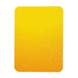 Lagerbier mit winzigen Blasen Hintergrund Kunst Magnet