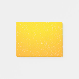 Lagerbier mit winzigen Blasen Hintergrundkunst Post-it Klebezettel