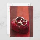 Lagerbox für Hochzeitsränder Postkarte (Vorne/Hinten)