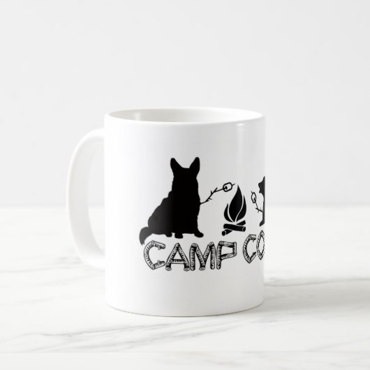 Lagercorgi-Tasse Kaffeetasse (Vorderseite Links)