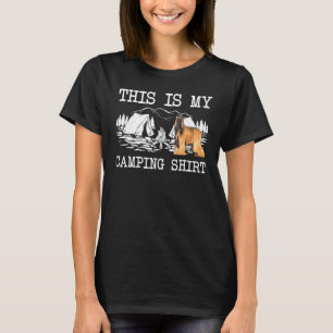 Lagerfeuer Afghanischer Windhund Hund Das Ist Mein T-Shirt