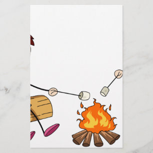 Lagerfeuer Briefpapier