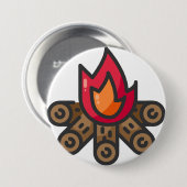 Lagerfeuer Button (Vorne & Hinten)