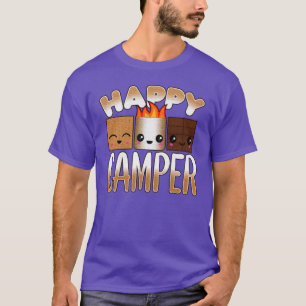 Lagerfeuer Camping Unsere Freunde Smores Glücklich T-Shirt