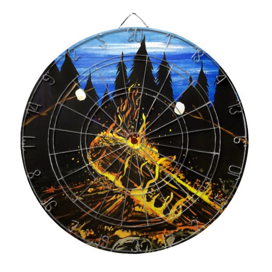 Lagerfeuer Dartscheibe (vorne)