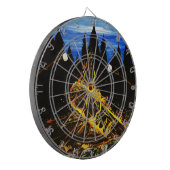 Lagerfeuer Dartscheibe (Vorderseite Links)