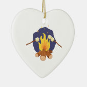 Lagerfeuer-Eibische Keramikornament (Rechts)