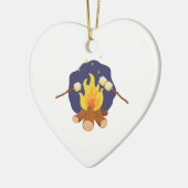 Lagerfeuer-Eibische Keramikornament (Links)