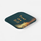 Lagerfeuer-Geburtstag jenseits des Berges Pappteller (Gewinkelt)