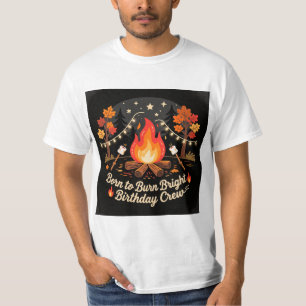 Lagerfeuer-Geburtstags-T-Shirt 🔥 T-Shirt