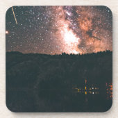 Lagerfeuer Getränkeuntersetzer (Vorderseite)