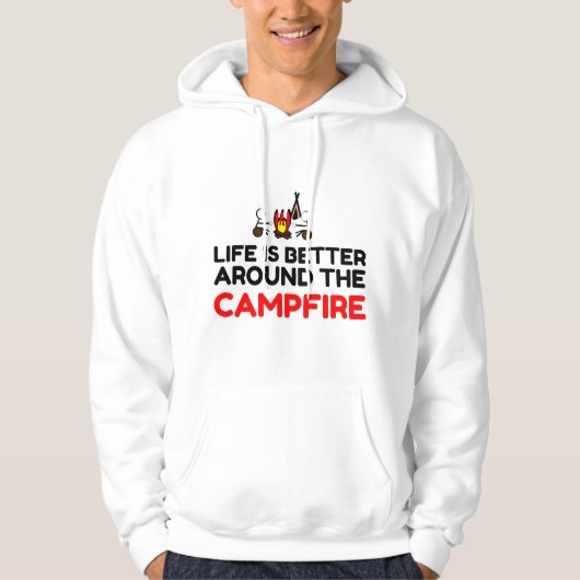 Lagerfeuer Hoodie (Vorderseite)