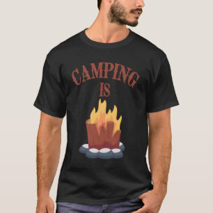 Lagerfeuer im Camp-Junge T-Shirt