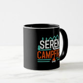 Lagerfeuer in Serene, Sommercamp Tasse (VorderseiteRechts)