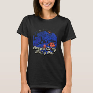 Lagerfeuer ist meine Art von Feuer Camping Wandern T-Shirt
