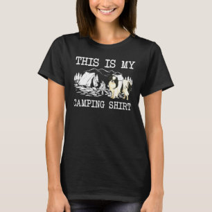 Lagerfeuer Japanischer Chin-Hund Dies ist mein Cam T-Shirt