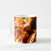 Lagerfeuer Kaffeetasse (Vorderseite Links)