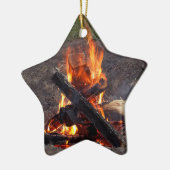 Lagerfeuer Keramikornament (Links)