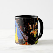 Lagerfeuer, Kunstmalerei von Tom Thomson Tasse (VorderseiteRechts)