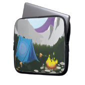 Lagerfeuer Laptopschutzhülle (Vorderseite Links)