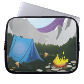 Lagerfeuer Laptopschutzhülle (Vorderseite)