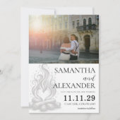 Lagerfeuer Liebe Save The Date (Vorderseite)