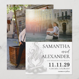 Lagerfeuer Liebe Save The Date